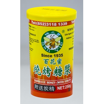 Sanyie - Barbecue Honey (with syrup)250g